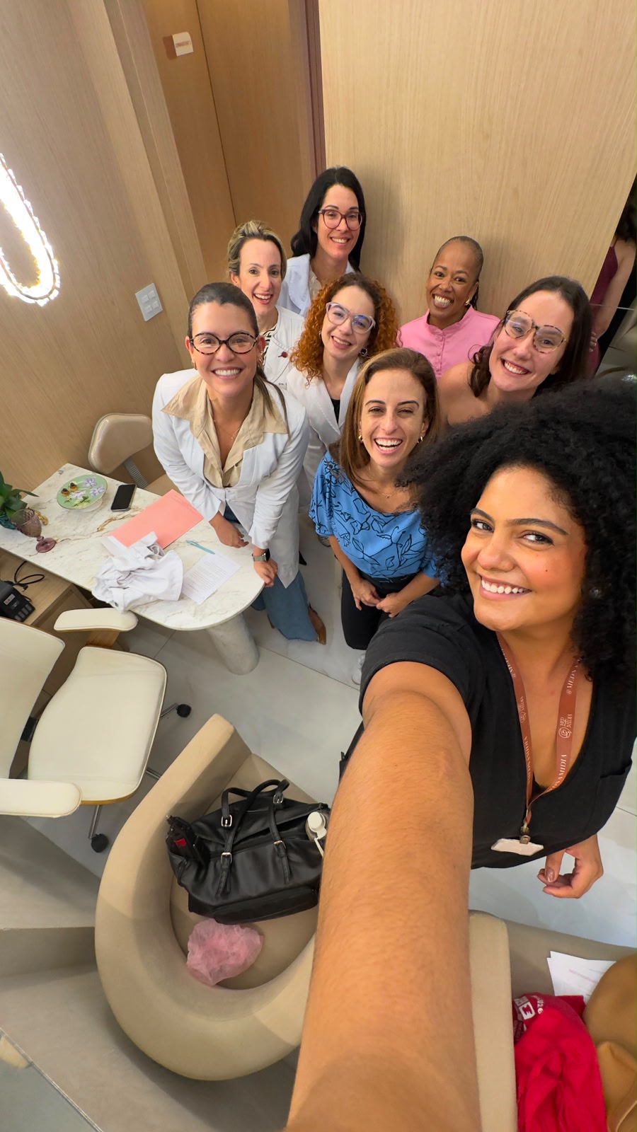 Encontro de médicos na cobertura de evento da Med na Mídia