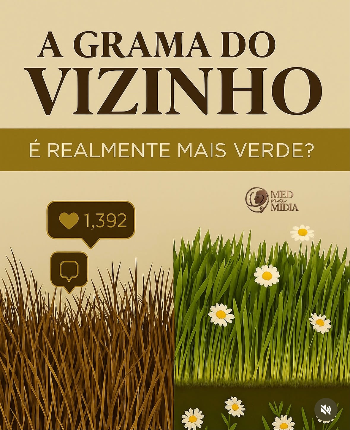 Post: a grama do vizinho é realmente mais verde?